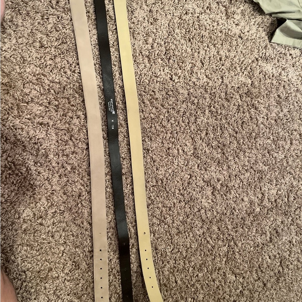 Black and Tan Leather Belts